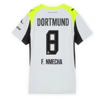 Stroje piłkarskie Borussia Dortmund Felix Nmecha #8 Koszulka Wyjazdowej dla damskie 2025-26 Krótki Rękaw